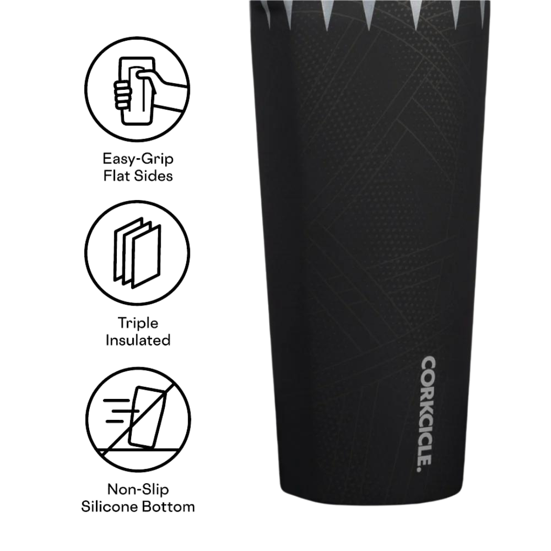 CORKCICLE MARVEL TUMBLER 24OZ - BLACK PANTHER