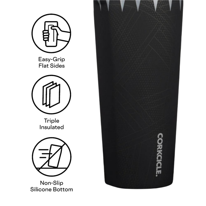 CORKCICLE MARVEL TUMBLER 24OZ - BLACK PANTHER