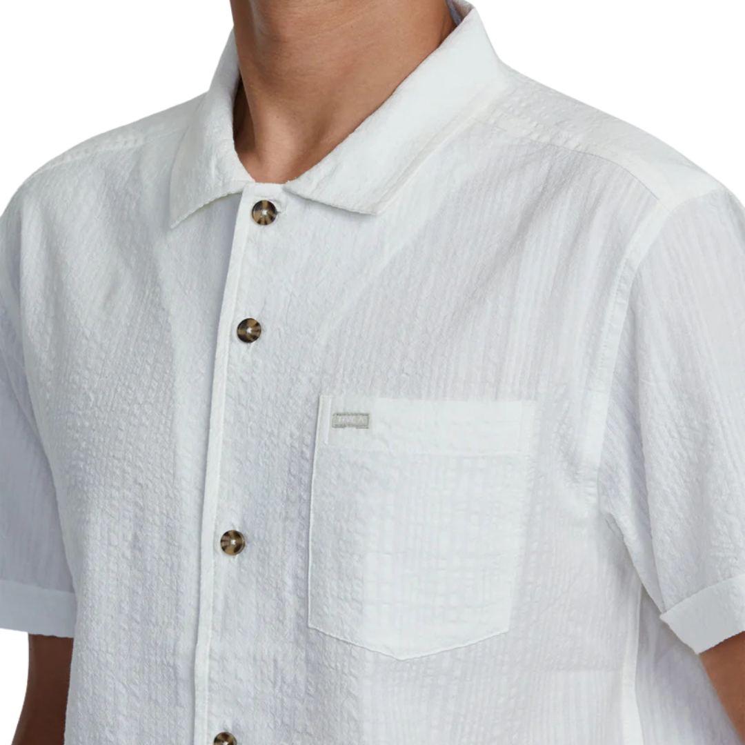 RVCA VACANCY SHORT SLEEVE WOVEN SHIRT