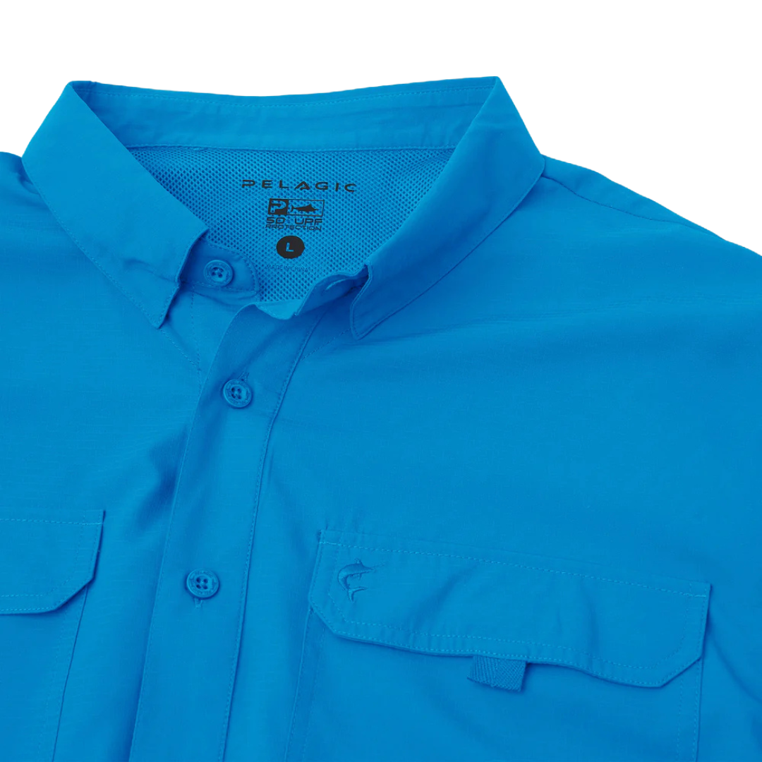 PELAGIC KEYS SS FISHING SHIRT - BLUE