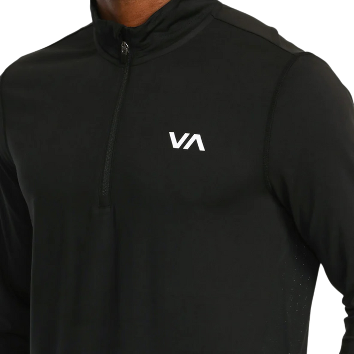 RVCA SPORT VENT LS HALF ZIP