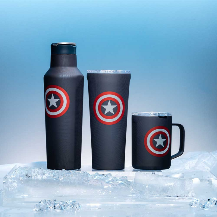 CORKCICLE MARVEL TUMBLER 24OZ - CAPTAIN AMERICA