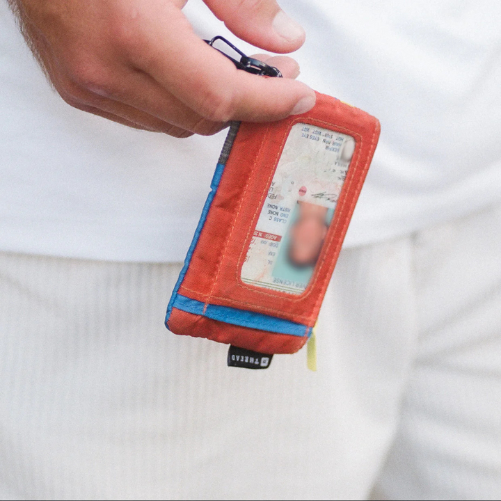 THREAD POUCH WALLET - COLOR BLOCK