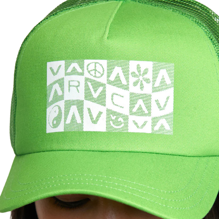 RVCA CHECKER TRUCKER HAT