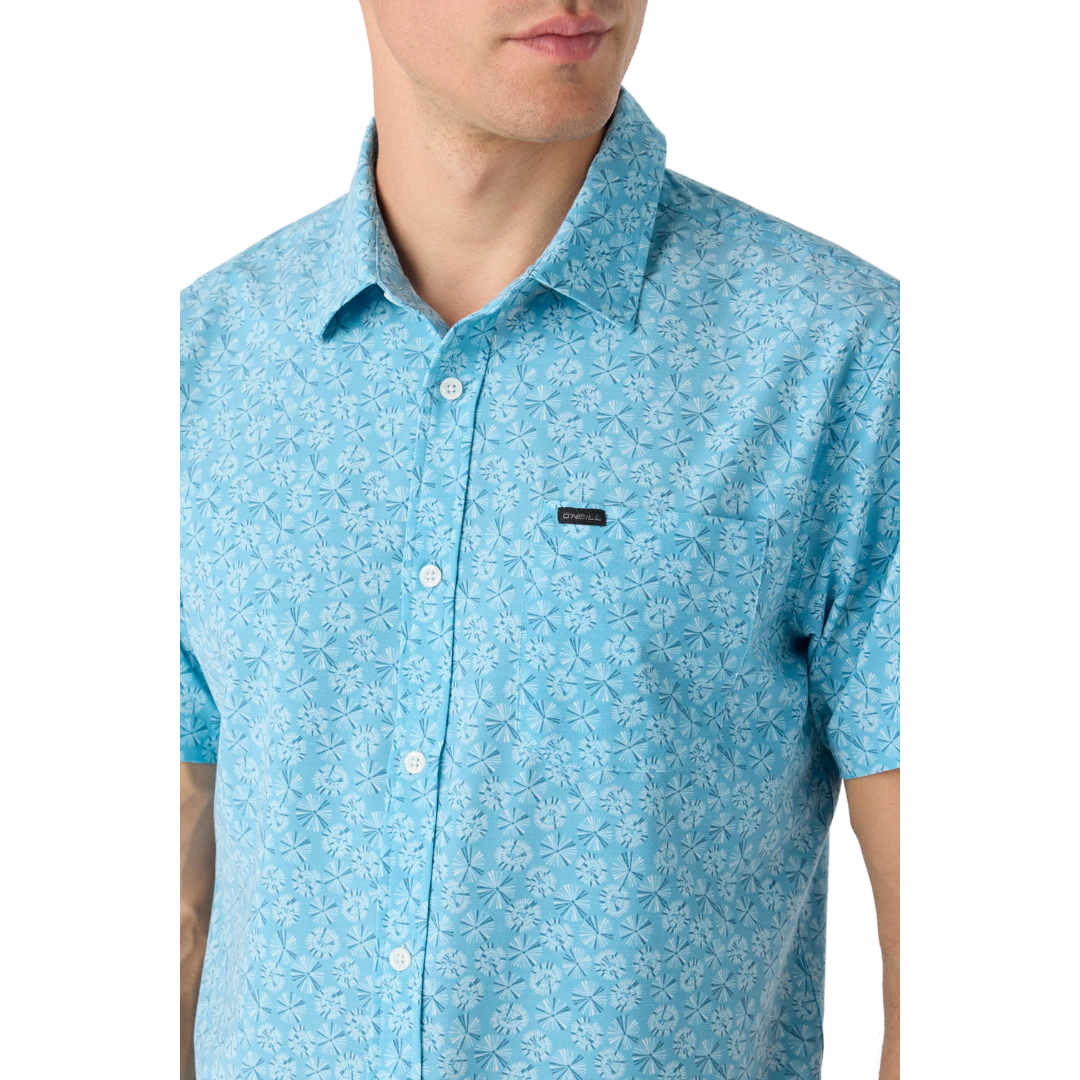 O'NEILL TRVLR UPF TRAVERSE SS SHIRT - BLUE FADE 2