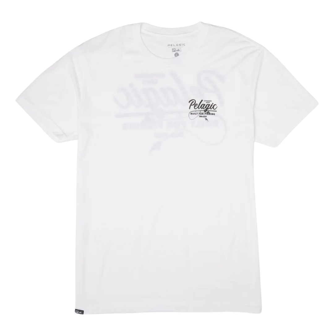 PELAGIC PREM TEE - GOING OUT WHITE