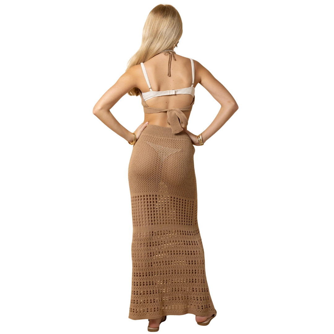 SEASPICE MESH HALTER TOP