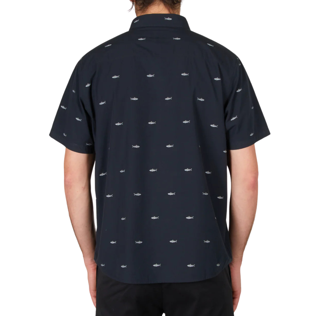 SALTY CREW BRUCE SS WOVEN - BLACK