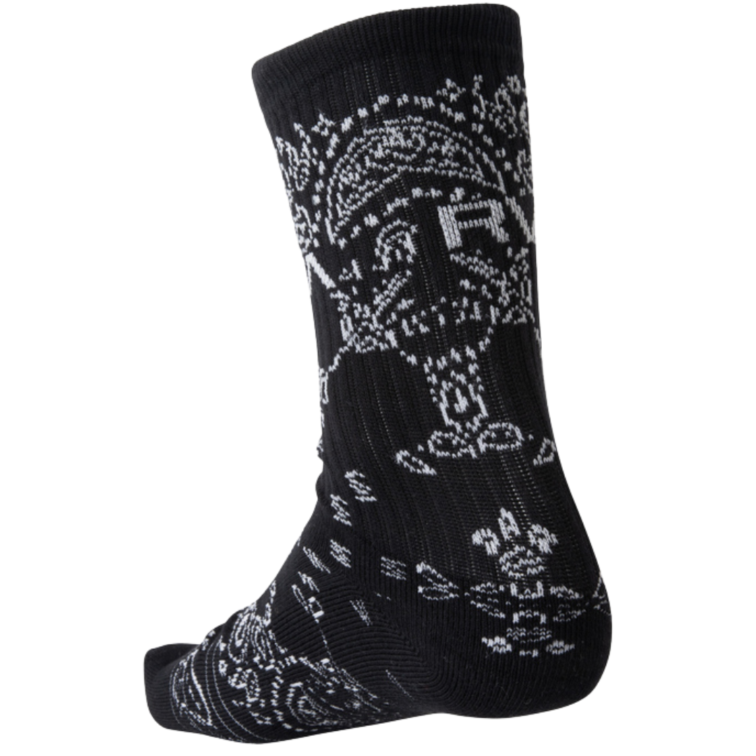 RVCA BANDANA CREW SOCKS 2 PACK