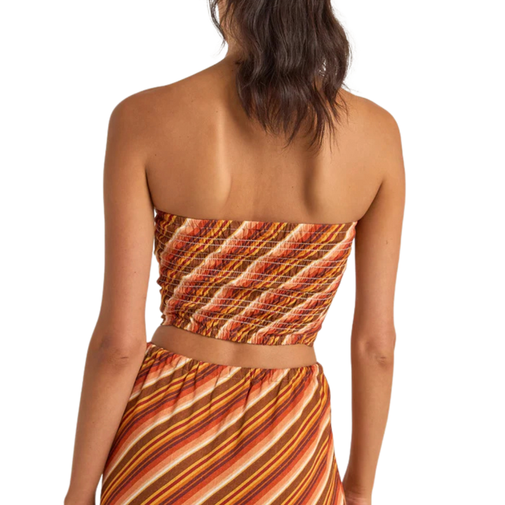 RHYTHM CHICA STRIPE STRAPLESS TOP