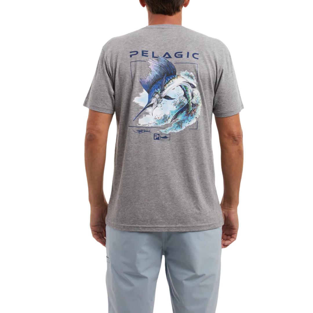 PELAGIC PREM TRIBLEND GOIONE SAILFISH TEE