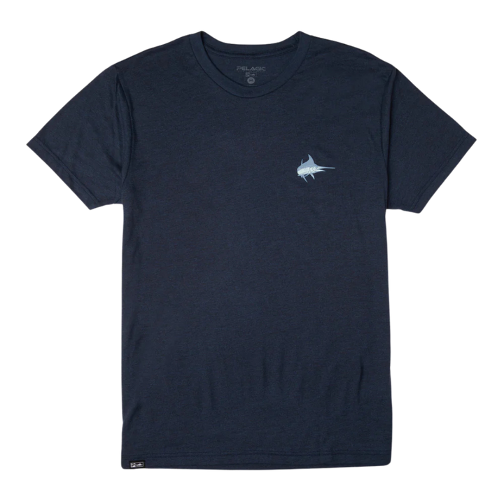 PELAGIC PREM TRIBLEND TURNER TEE - NAVY