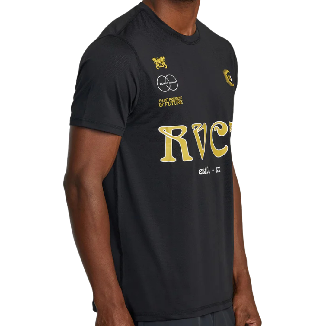 RVCA KIT PERF SHORT SLEEVE TRAINING TOP