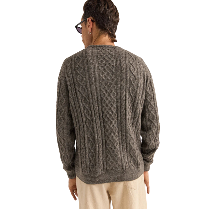 RHYTHM MOHAIR FISHERMANS KNIT