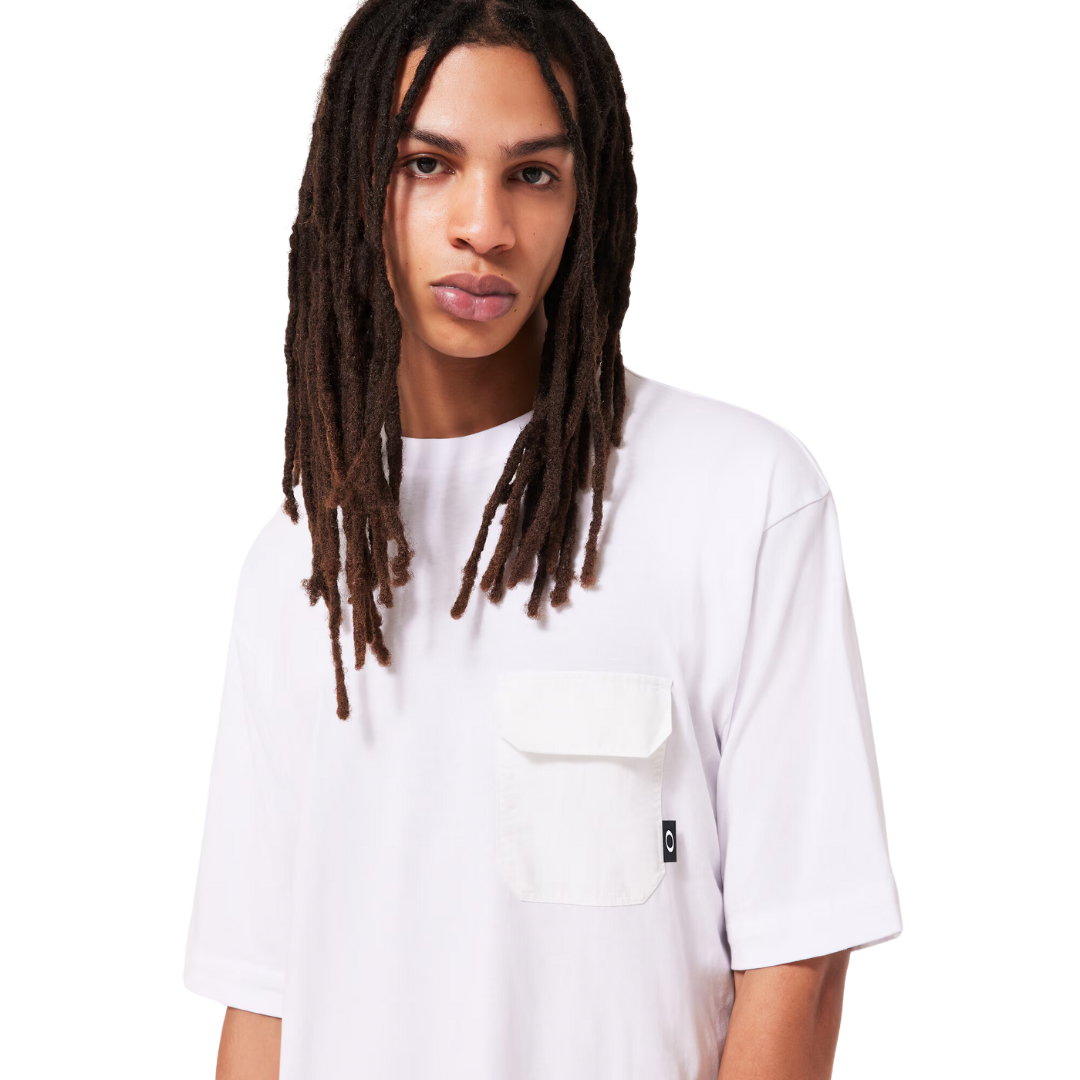 OAKLEY ROAM COMMUTER POCKET TEE - WHITE