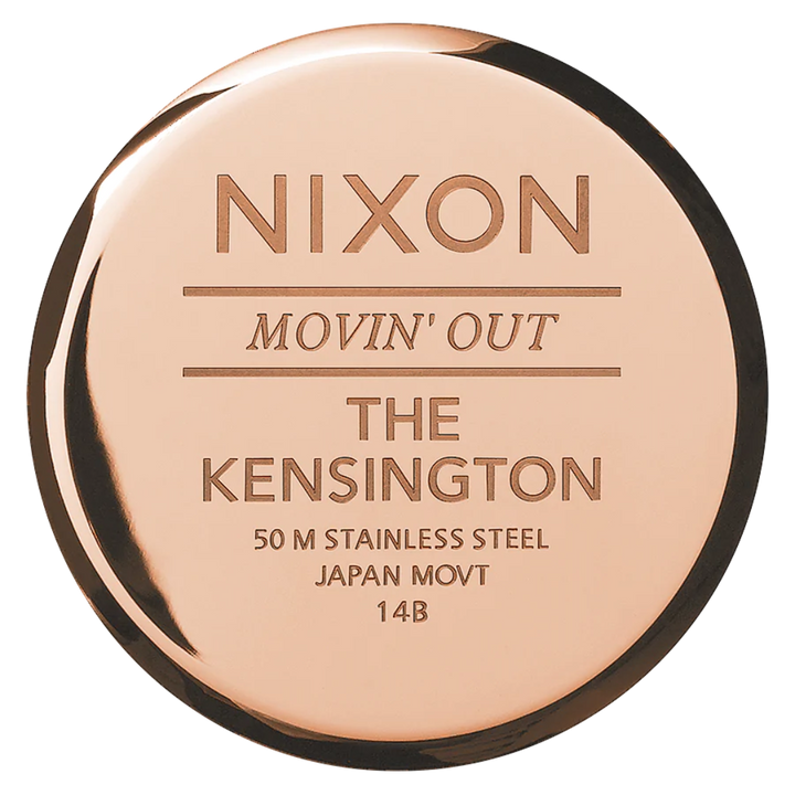 NIXON KESINGTON LEATHER WATCH