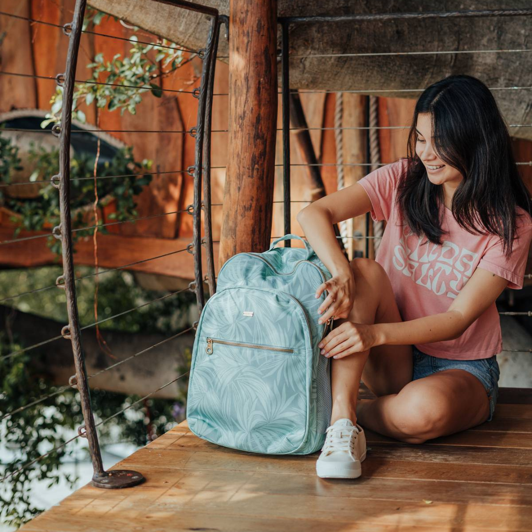 ROXY WELCOME BACK PRINTED BACKPACK