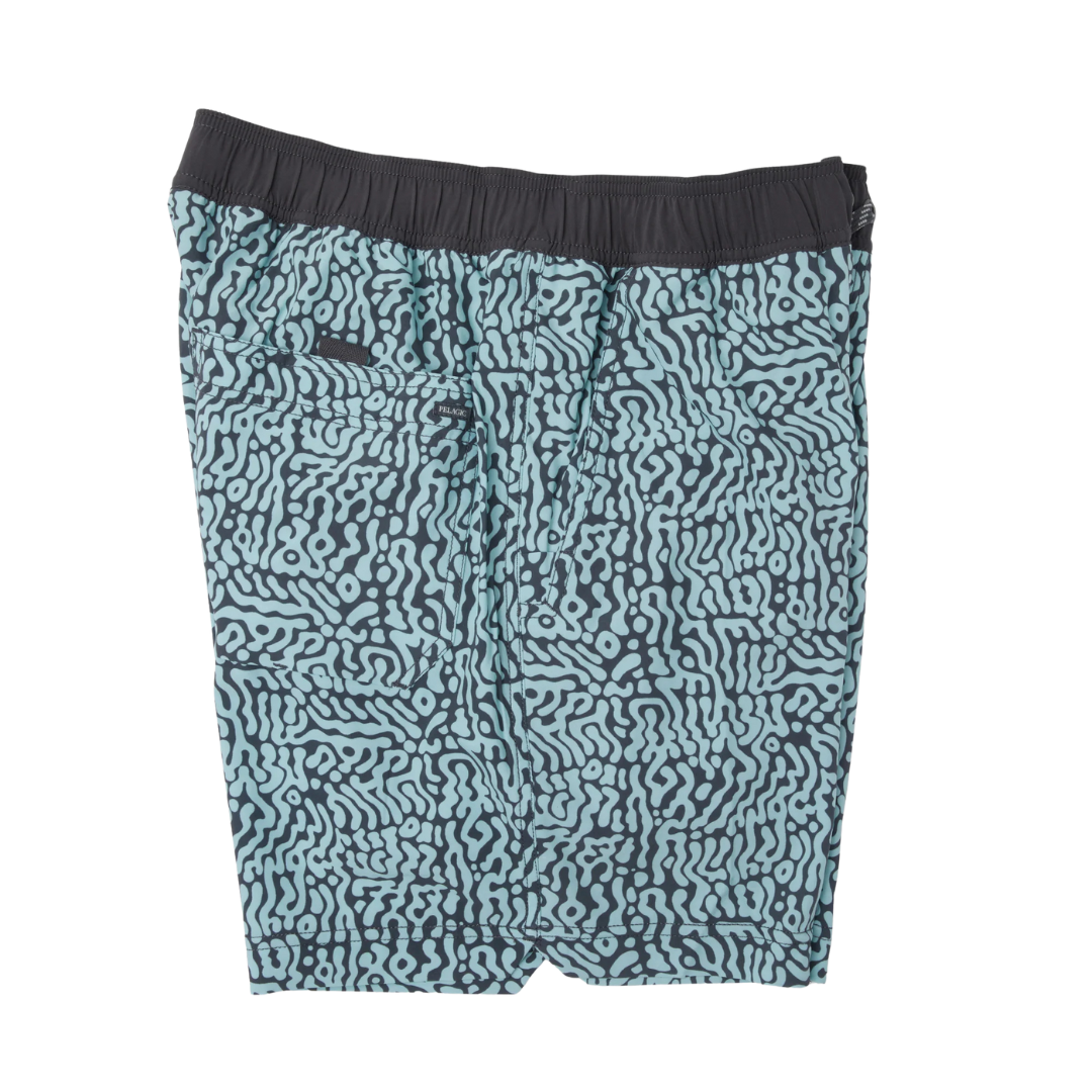 PELAGIC: LEIDAY ELASTIC LINED 17" SHORTS