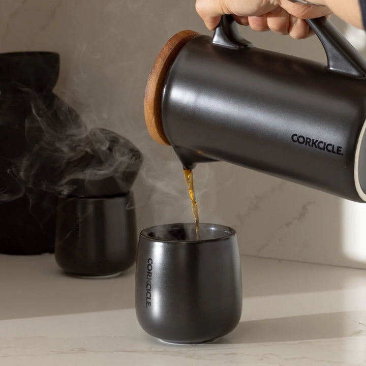 CORKCICLE CERAMIC CAFE CUP 3OZ - OAT MILK