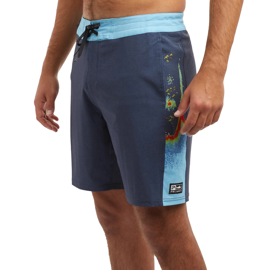 PELAGIC: SIDE SCANNER BOARDSHORTS