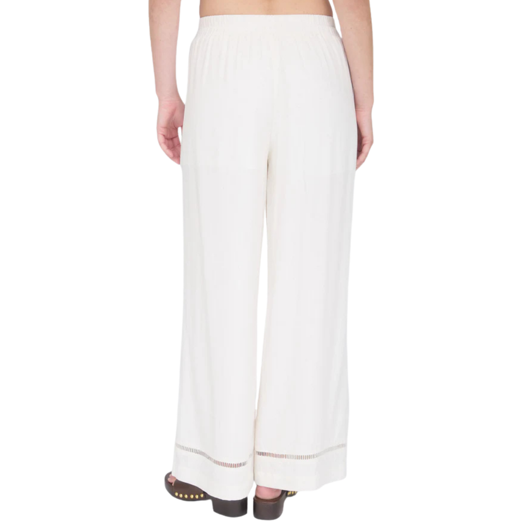 BLU PEPPER LADDER LACE WIDE LEG PANT