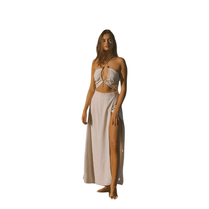 RHYTHM SANTANA CUT OUT MAXI DRESS