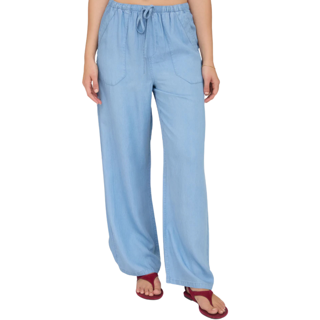 BLU PEPPER DRAWSTRING WIDE LEG PANT