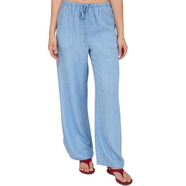BLU PEPPER DRAWSTRING WIDE LEG PANT