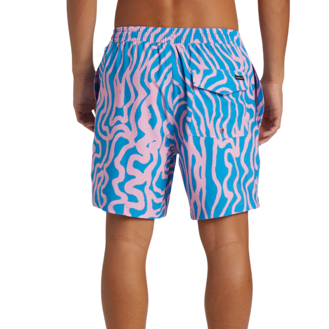 QUIKSILVER SURFSILK MIX VOLLEY 17" ELASTIC WAIST SHORTS