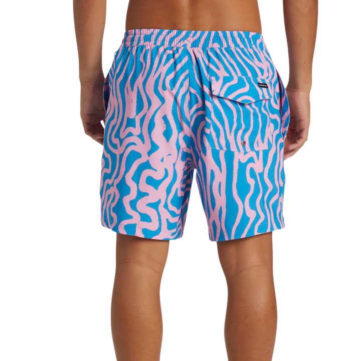 QUIKSILVER SURFSILK MIX VOLLEY 17" ELASTIC WAIST SHORTS