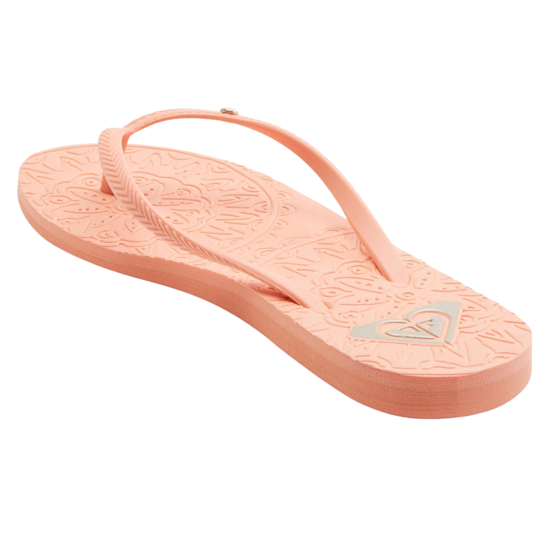 ROXY ANTILLES SANDALS - CORAL