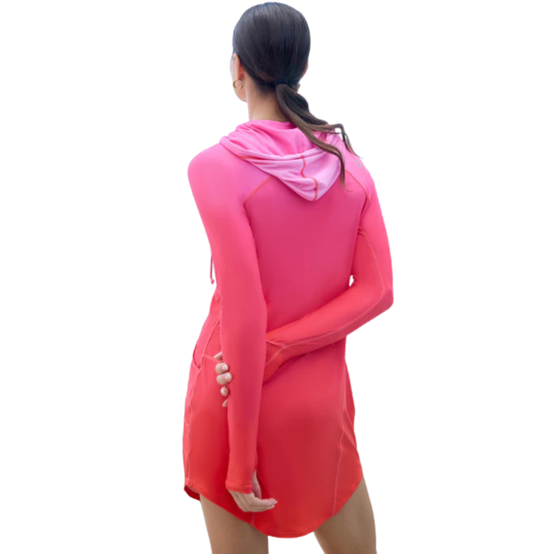 BLOQUV X JANTZEN- WOMEN'S RELAXED HOODIE DRESS