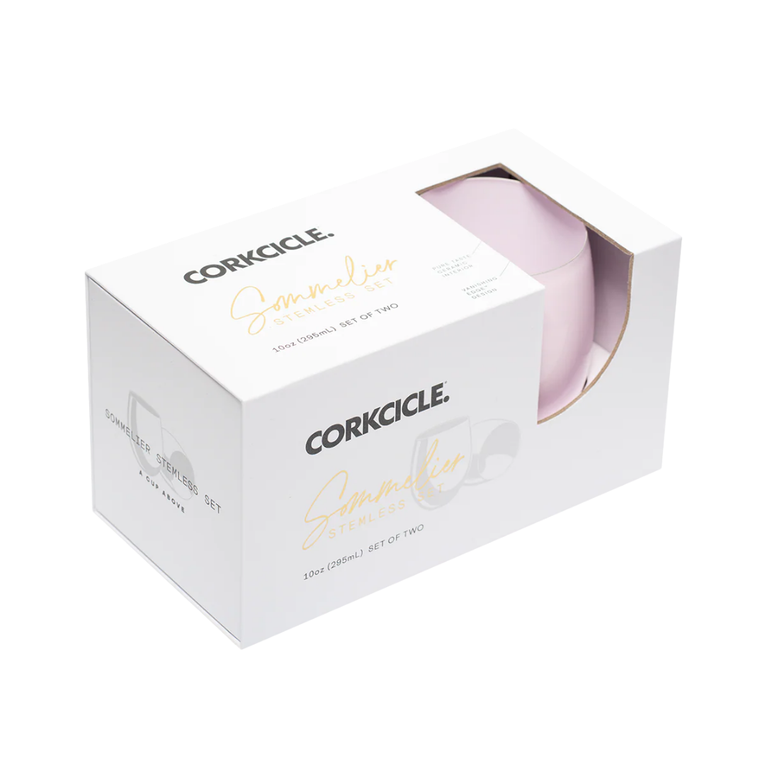 CORKCICLE 10OZ SOMMELIER STEMLESS SET