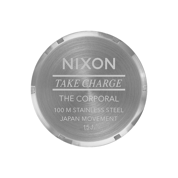 NIXON CORPORAL STAINLESS STEEL - SILVER/INDIGO