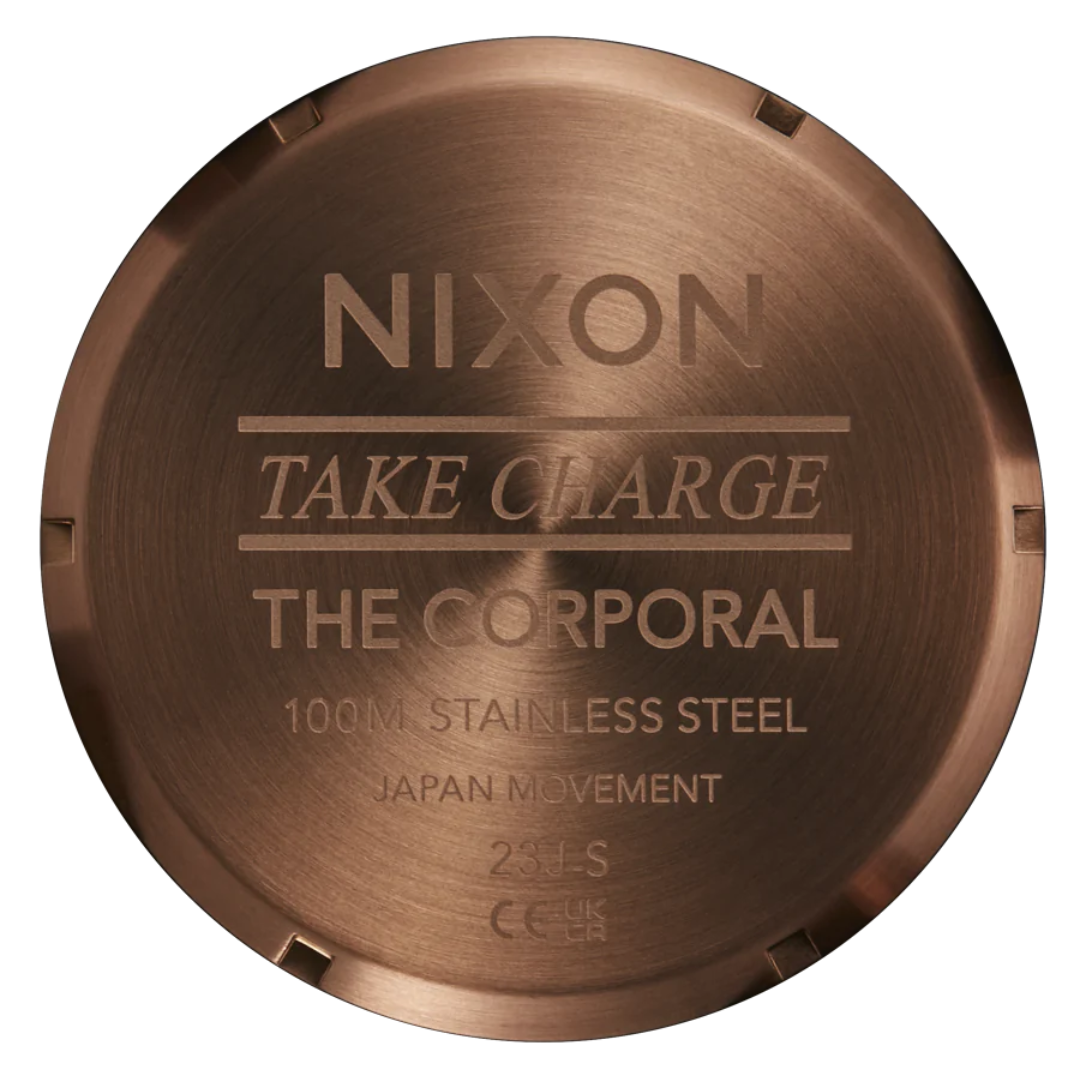 NIXON CORPORAL STAINLESS STEEL WATCH