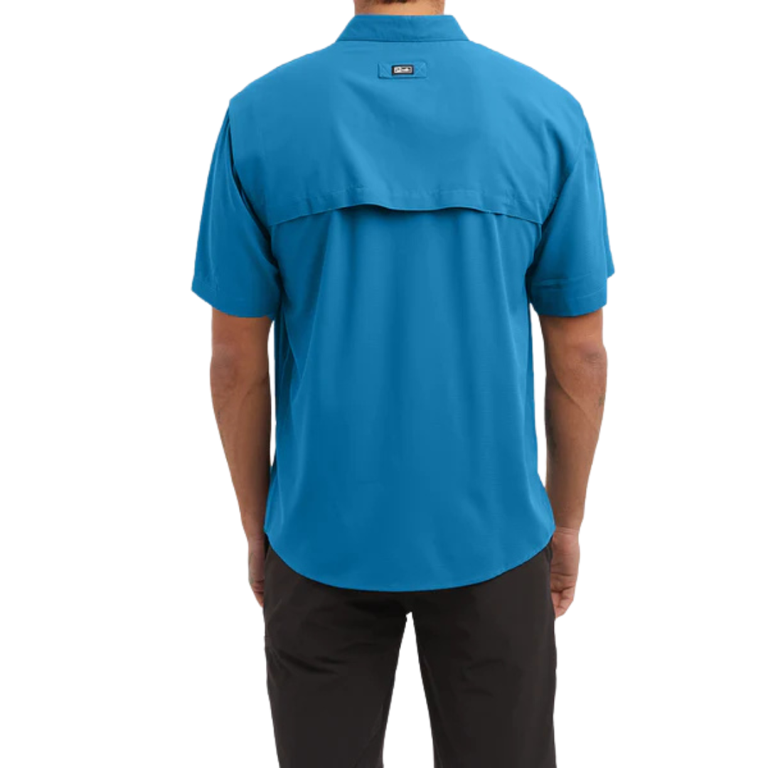 PELAGIC KEYS SS FISHING SHIRT - OCEAN BLUE