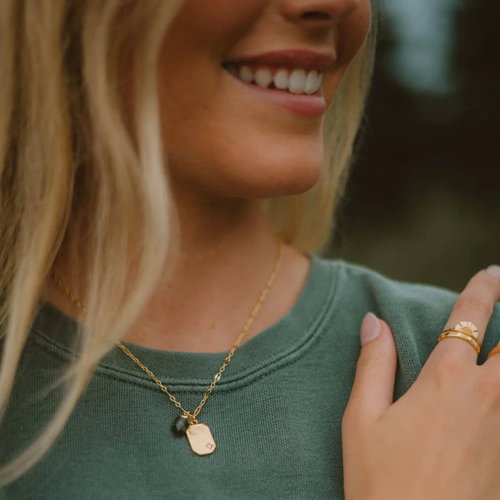 PURA VIDA EMERALD PENDANT