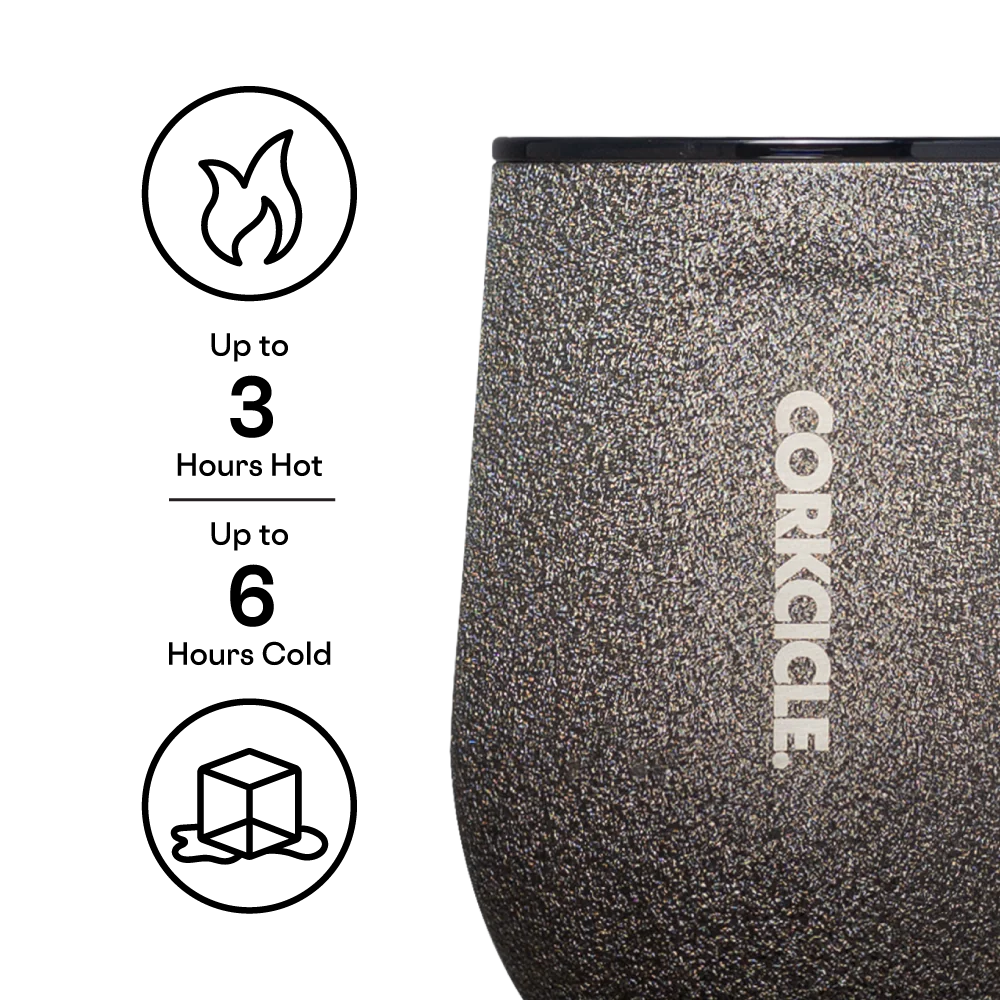 CORKCICLE STEMLESS 12OZ - STEEL SHADOW