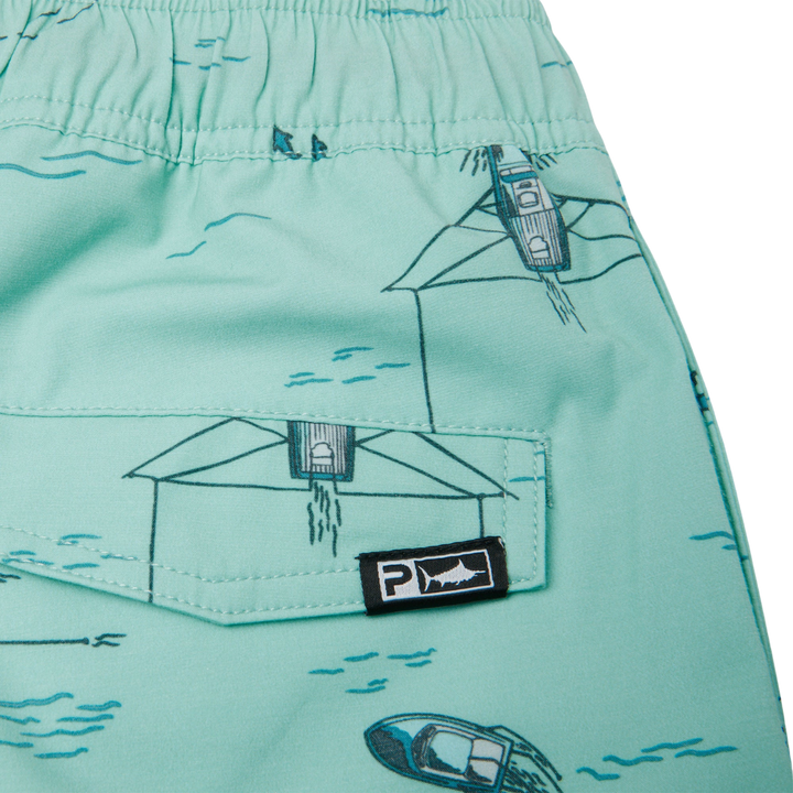 PELAGIC YOUTH DOCKSIDE ELASTIC BOARDSHORTS