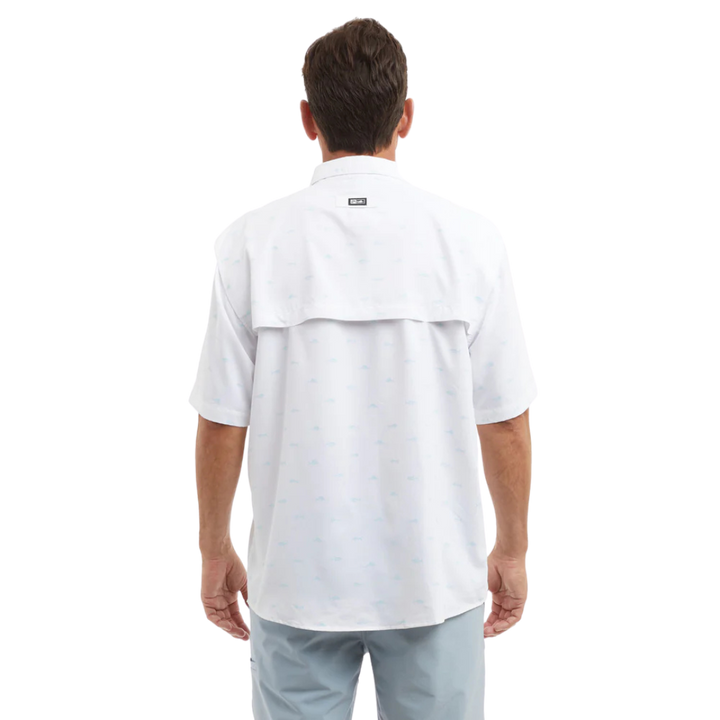 PELAGIC KEYS SS FISHING SHIRT - TINY WHITE FISH