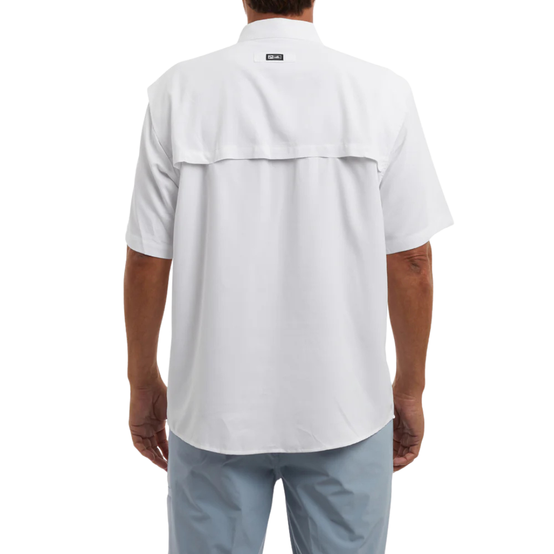 PELAGIC KEYS SS FISHING SHIRT - WHITE