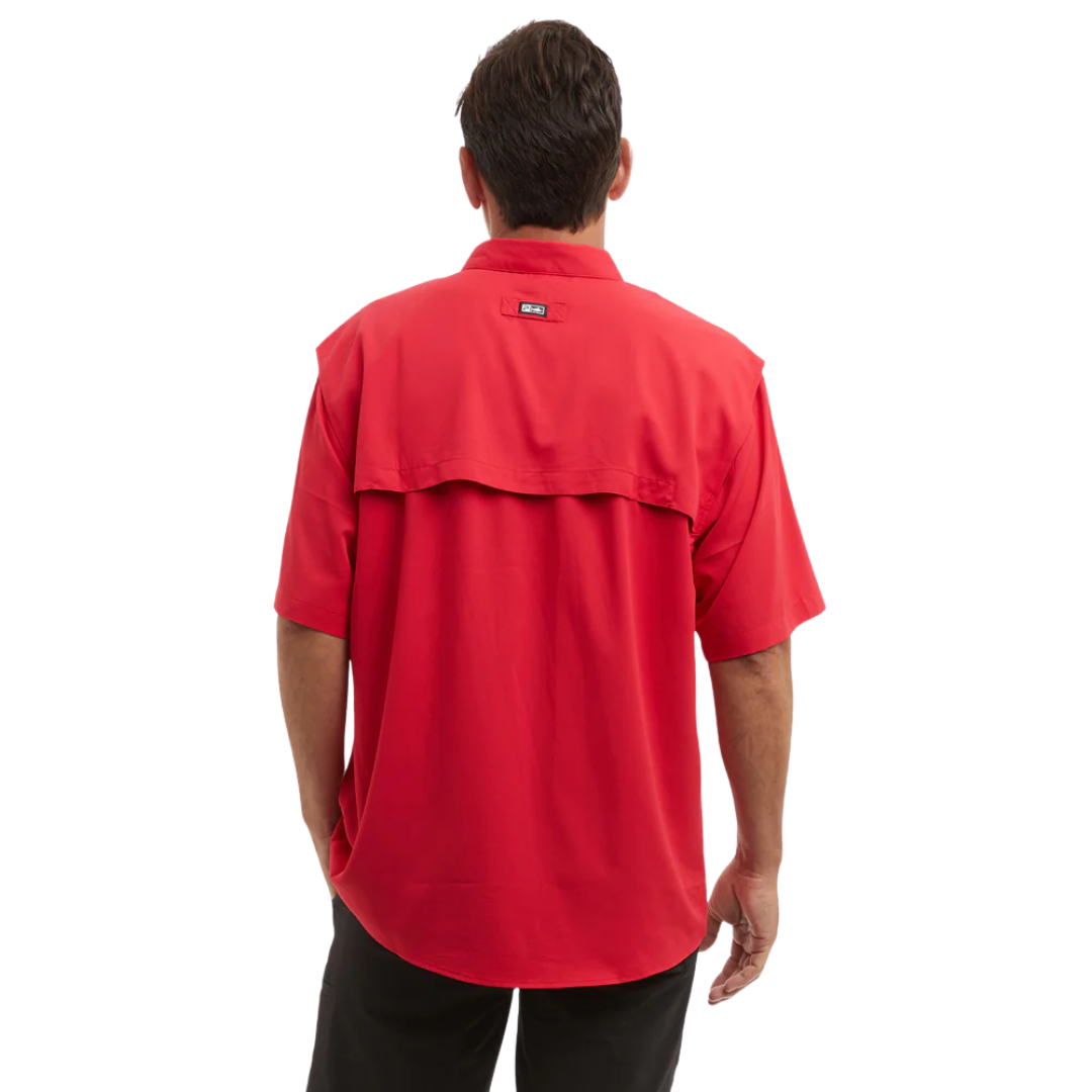 PELAGIC KEYS SS FISHING SHIRT - RED