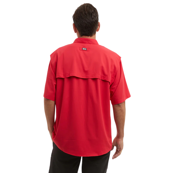 PELAGIC KEYS SS FISHING SHIRT - RED