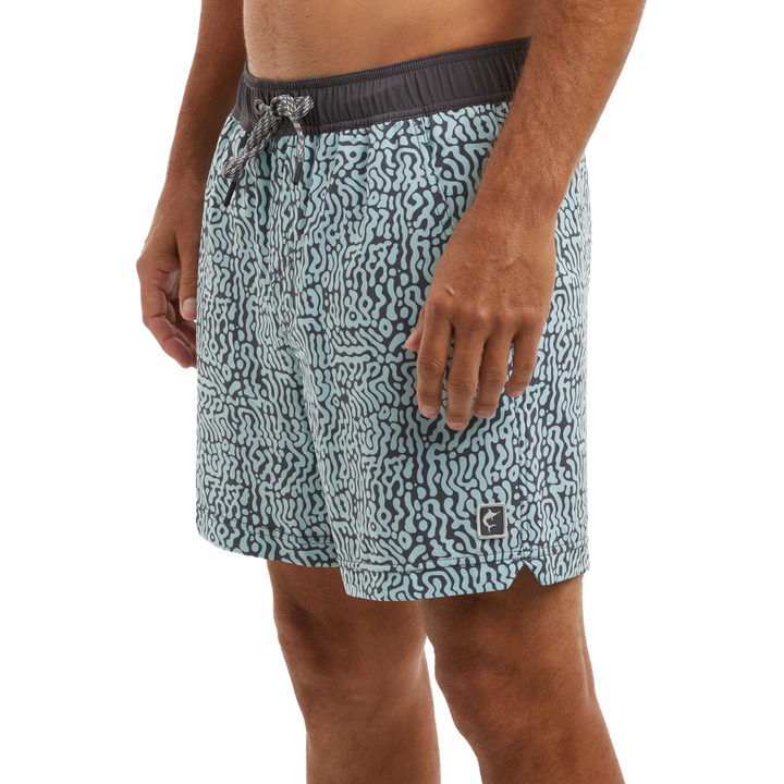 PELAGIC: LEIDAY ELASTIC LINED 17" SHORTS