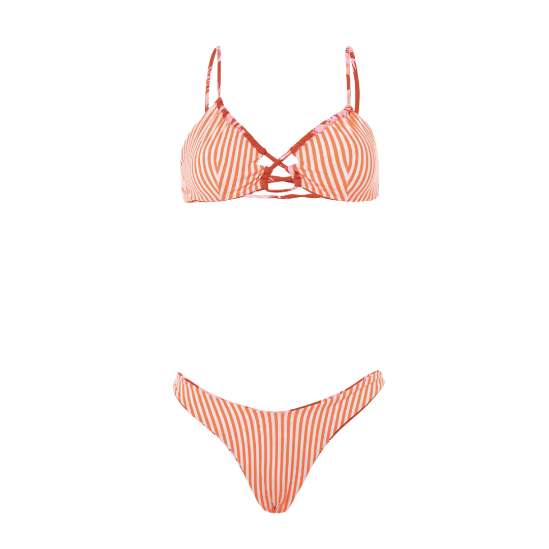 MAAJI- DARKRED PALMS SPLENDOUR BIKINI