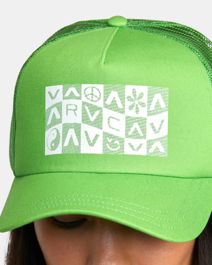 RVCA CHECKER TRUCKER HAT