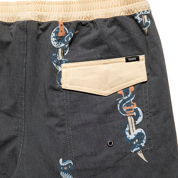 ROARK SHOREY SNAKE & DAGGER BOARDSHORT