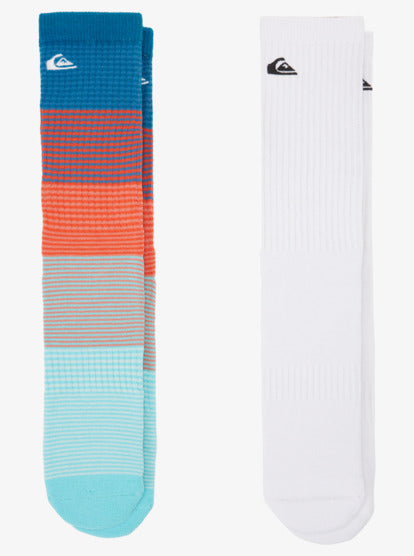 QUIKSILVER CREW SOCKS 2 PACK