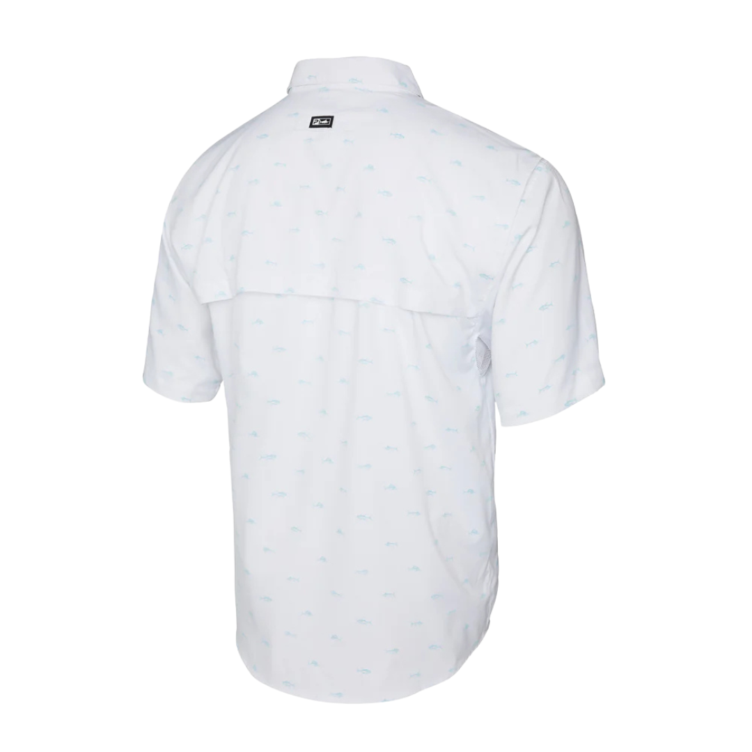 PELAGIC KEYS SS FISHING SHIRT - TINY WHITE FISH