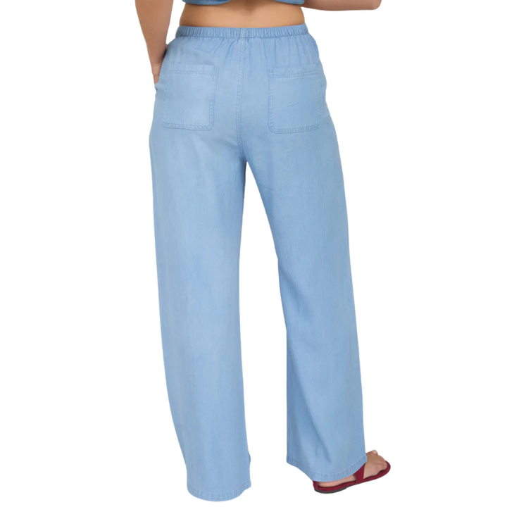 BLU PEPPER DRAWSTRING WIDE LEG PANT